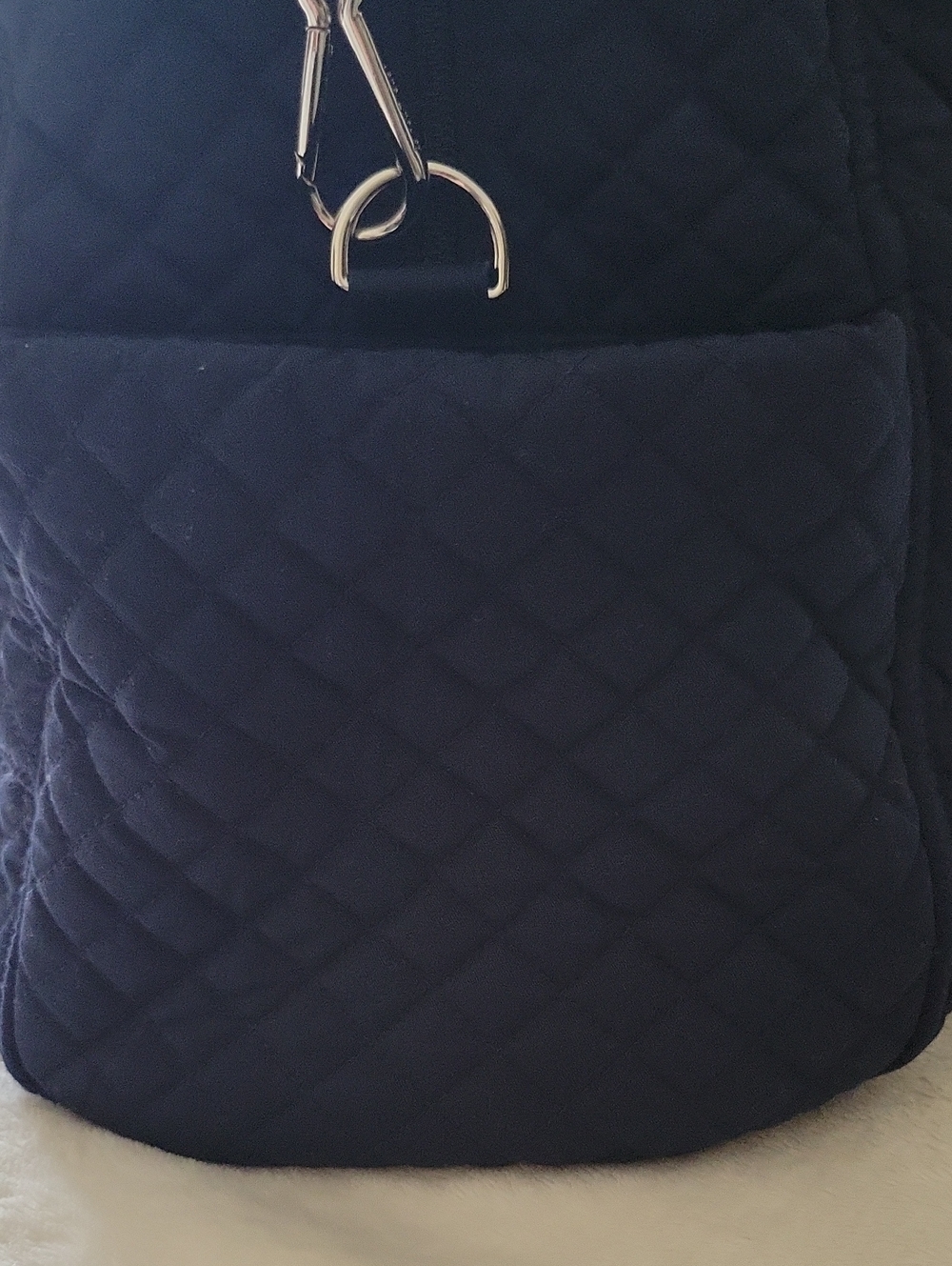 Vera Bradley Quilted Travel Weekender Bag in Dark Navy - Picture 4 of 6